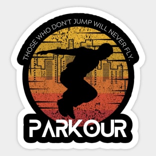 PARKOUR | Wear your extreme sport Sticker